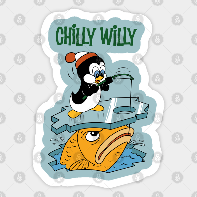 Chilly Willy Chilly Willy Sticker TeePublic